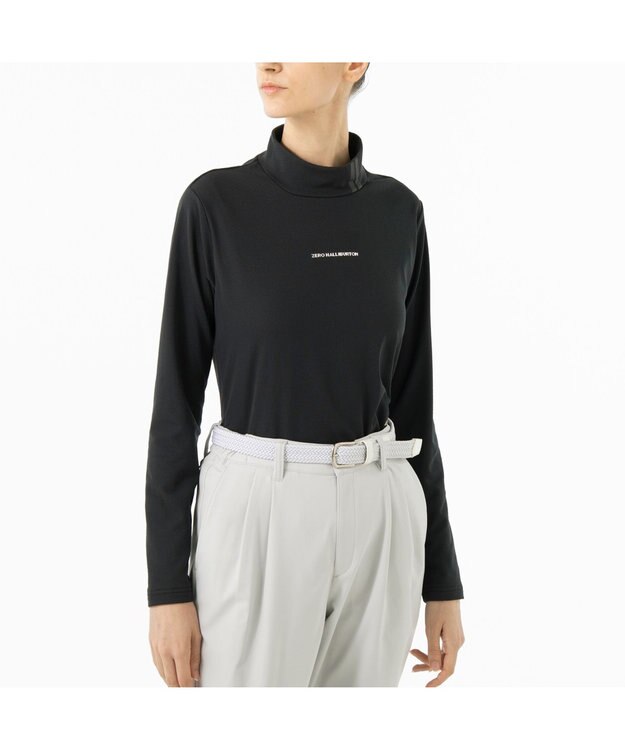 ZERO HALLIBURTON 【吸水速乾・保温】 Octa モックネックトップス ZHG-W5A6b 85144 ブラック