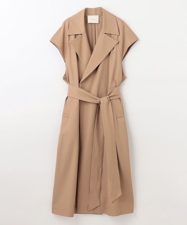 NAVE 【Nave】バルキーツイル ロングジレ キャメル系