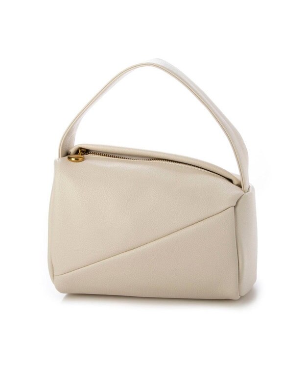 UNBILLION カシュカシュ cachecache / アシンメトリーワンハンドルバッグ アイボリー