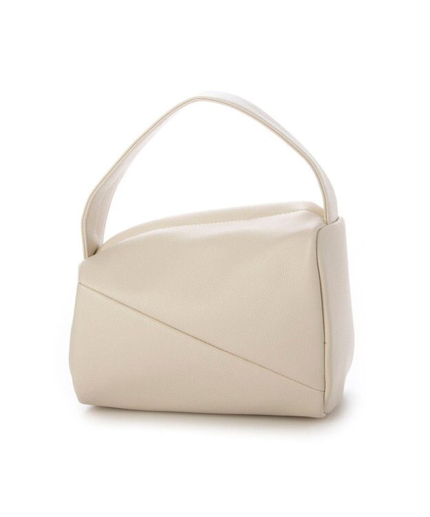 UNBILLION カシュカシュ cachecache / アシンメトリーワンハンドルバッグ アイボリー