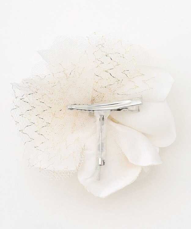 ANY SIS ツインレース コサージュ アイボリー