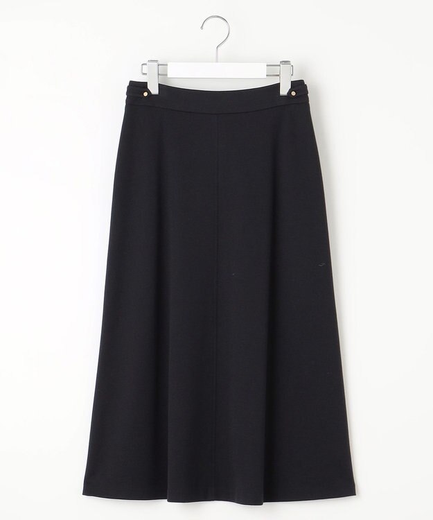 J.PRESS LADIES 【洗える】セルロースリバー スカート ネイビー系