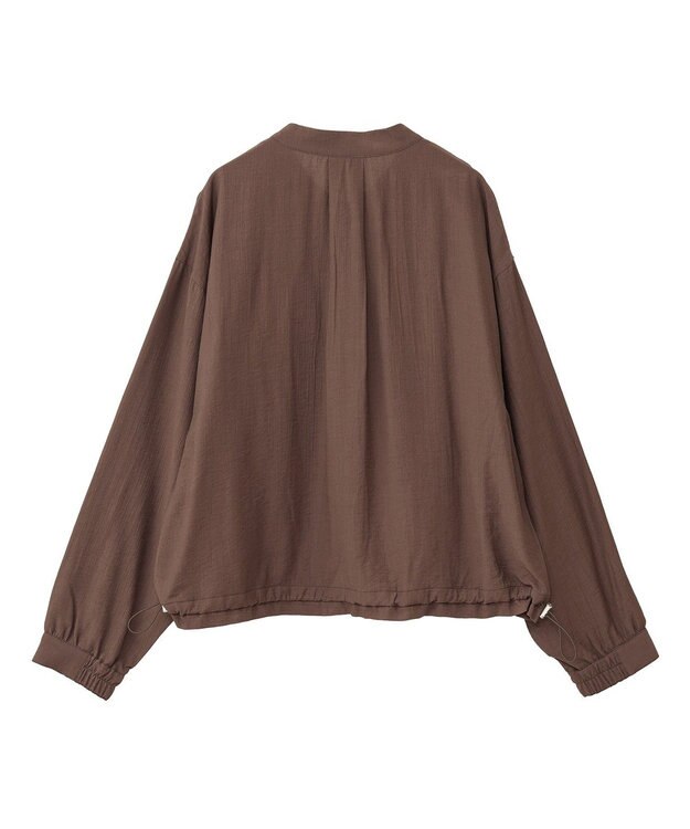 Green Parks シア‐シャツブルゾン Brown