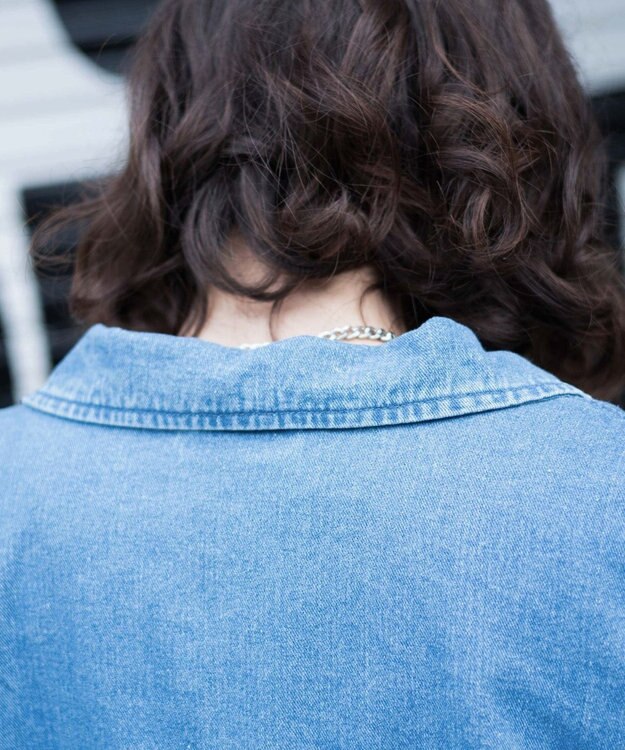 WEGO ヴィンテージスタジャン デニム淡色