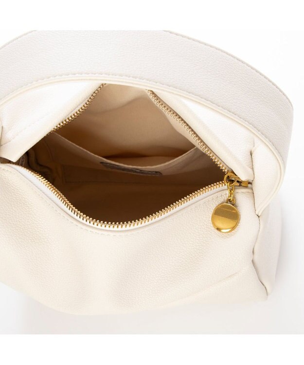 UNBILLION カシュカシュ cachecache / アシンメトリーワンハンドルバッグ アイボリー