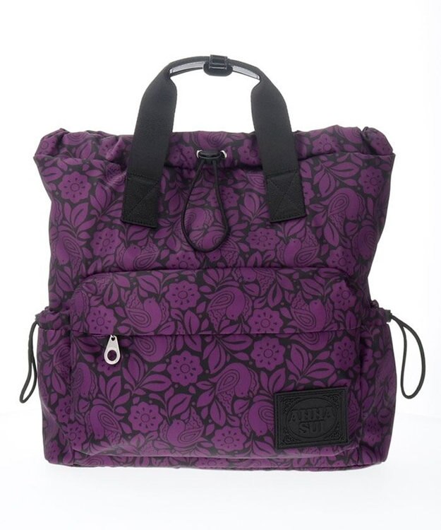 ANNA SUI ジャーニー 2WAYリュック パープル