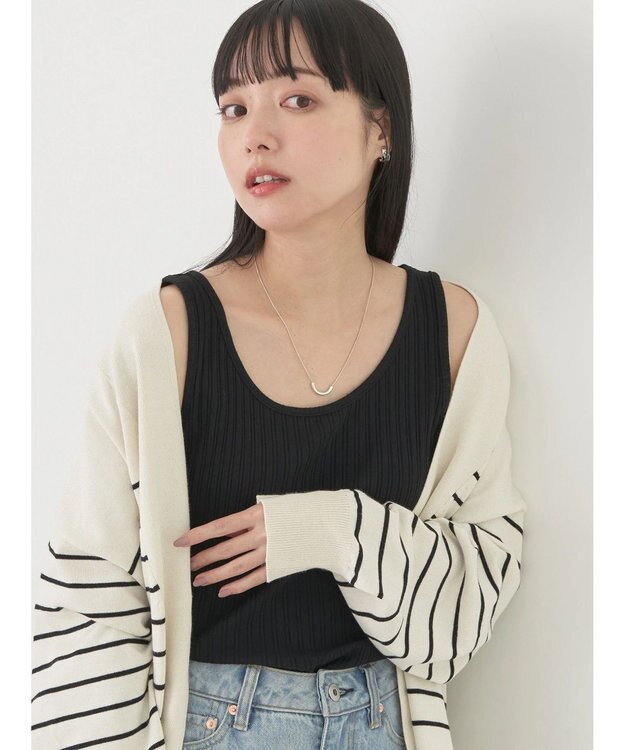 earth music&ecology ２ＷＡＹネックタンクトップ Black