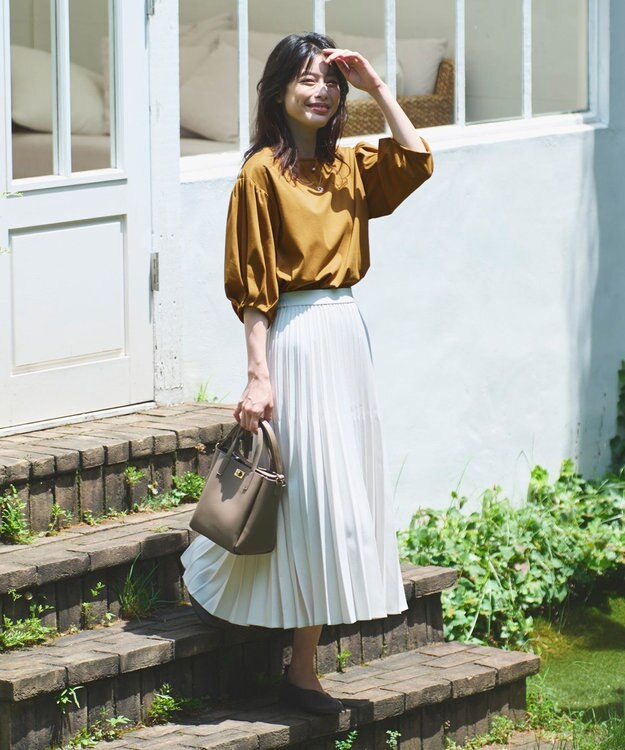 ANY マジカルライト縦型ショルダーバッグ モカ