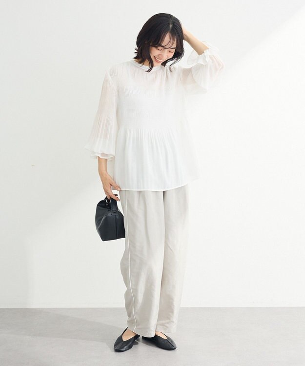 Green Parks ユーティリティコクーンパンツ Light Gray