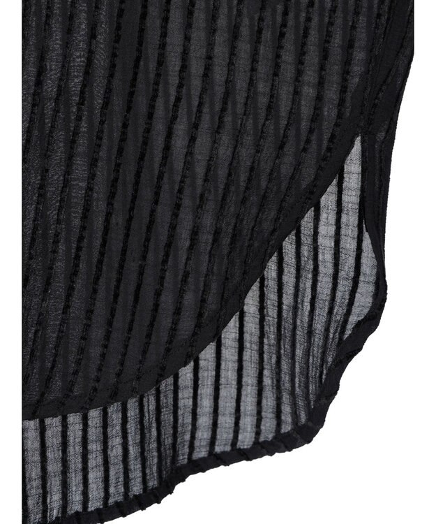 AMERICAN HOLIC ドビーストライプシャツ Black