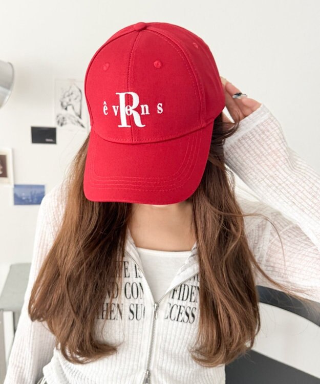 WEGO ツイルロゴキャップ レッド