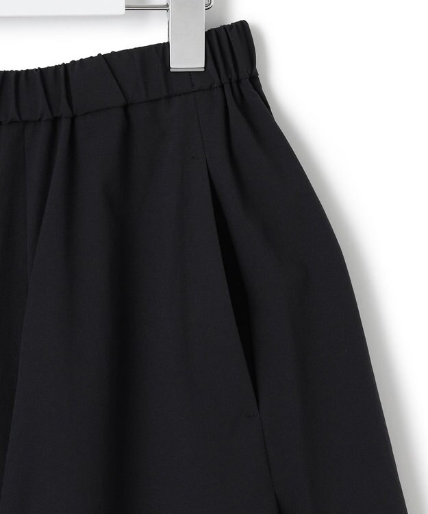 23区 S 【洗える】ストレッチタイプライター フレア スカート ブラック系