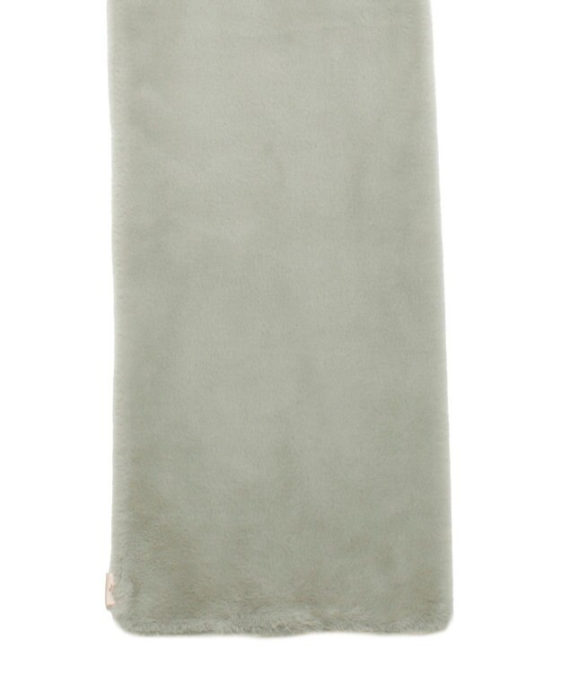 MOONBAT 【WEB限定ラッピング袋付】PAUL & JOE ACCESSOIRES フェイクファービッグリボンマフラー ライトグレー