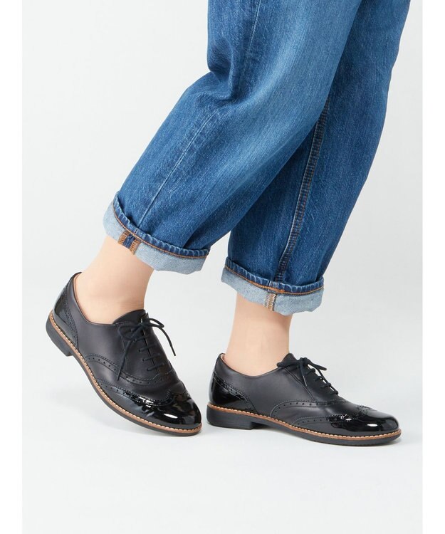 ASICS WALKING ペダラ WC046B 2E ヒール高2.0cm ブラック系