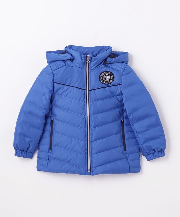 J.PRESS KIDS 【110-130cm】ポリエステルタフタ ダウンコート サックスブルー系