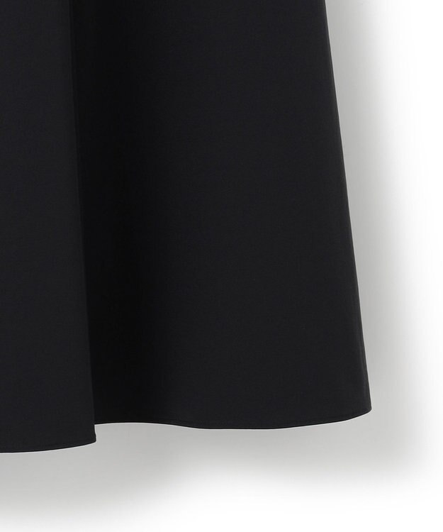 23区 【洗える】ストレッチタイプライター フレア スカート ブラック系