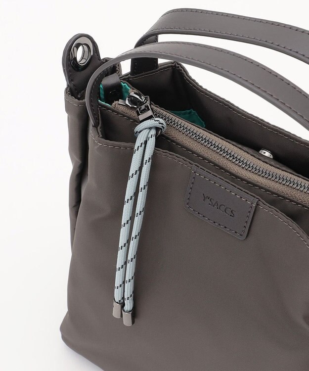 Y'SACCS 【大人のおしゃれ手帖10月号掲載】市川実和子×Y'SACCS　ナイロンすっきりミニマムトート ダークグレー