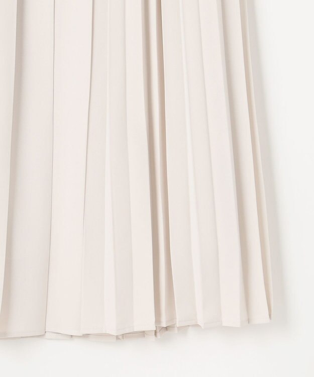 ANY SIS 【洗える】ダブルプリーツコンビ スカート アイボリー