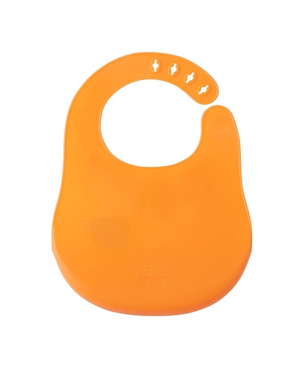 MIKI HOUSE HOT BISCUITS シリコン製 ランチスタイ オレンジ