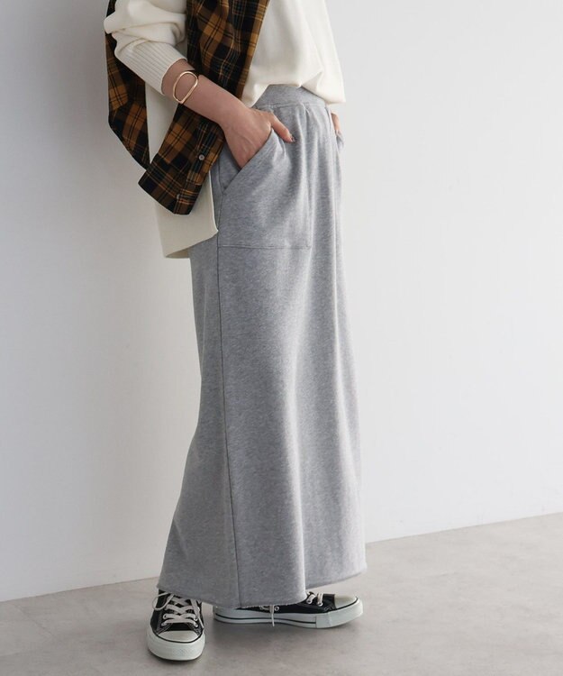 AMERICAN HOLIC Ｄｉｓｃｕｓ／スウェットタイトスカート Light Gray Mixture