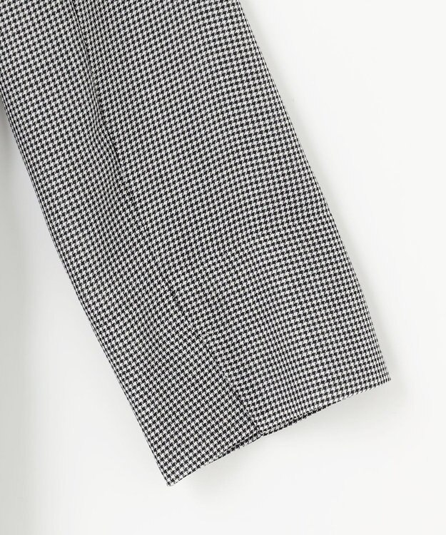 自由区 L 【洗える】ビエラチェックテーラード ジャケット ハウンドトゥース