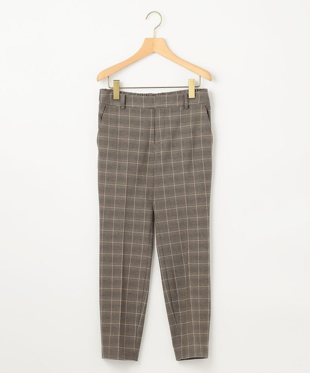 組曲 L 【洗える・WEB限定】2WAYウォームストレッチ テーパードパンツ ベージュ系3