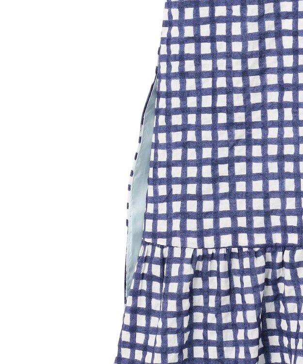 TOCCA 【00サイズあり・洗える・速乾・消臭】WAVES ティアードドレス ブルー系5