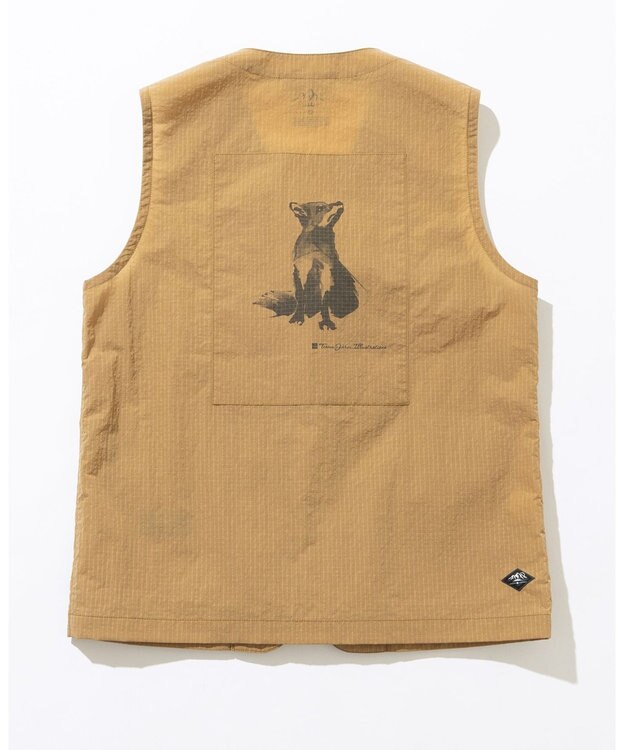 JOSEPH ABBOUD MOUNTAIN 【ECO撥水・軽量/男女兼用】Teeamu Jarviコラボベスト ベージュ系