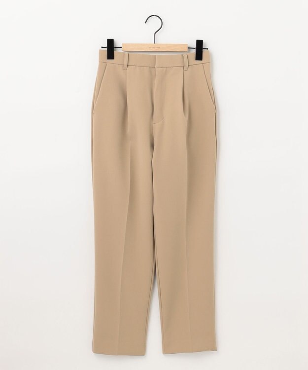 SHARE PARK LADIES 【洗える】ダブルクロスストレッチパンツ ベージュ