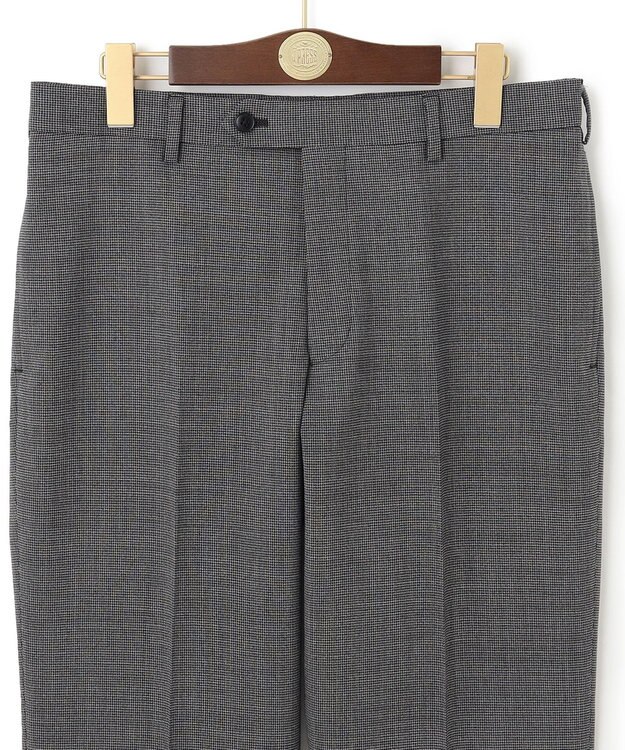 J.PRESS MEN 【J.PRESS BASIC】ペピンメリノコンフォート ラスティックハウンドトゥース スラックス グレー系8