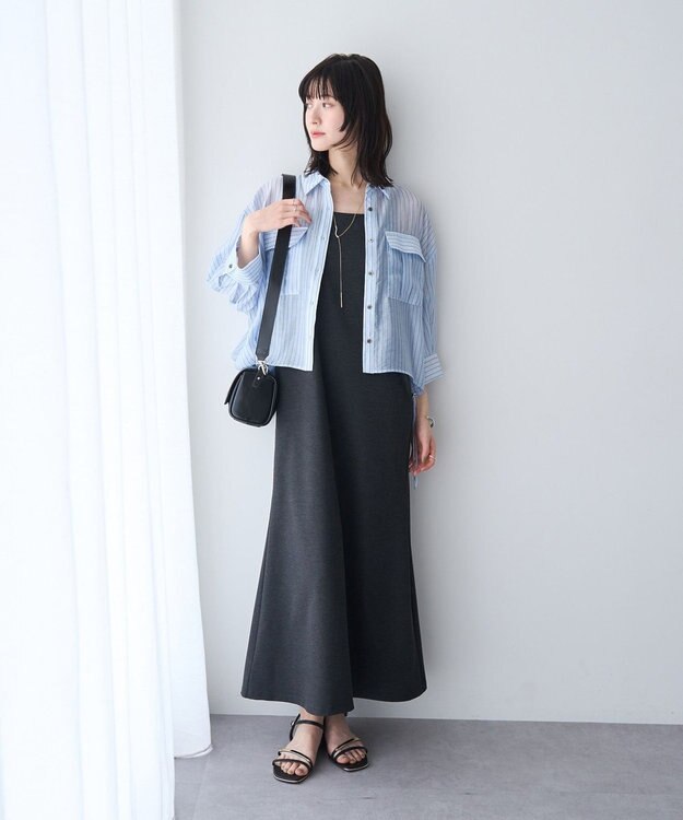 YECCA VECCA 【story.】CYLINDER CROSSBODY Black