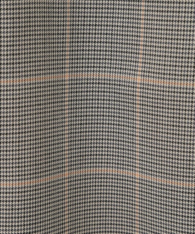 Green Parks きれいシルエットチェックＡラインスカート Black