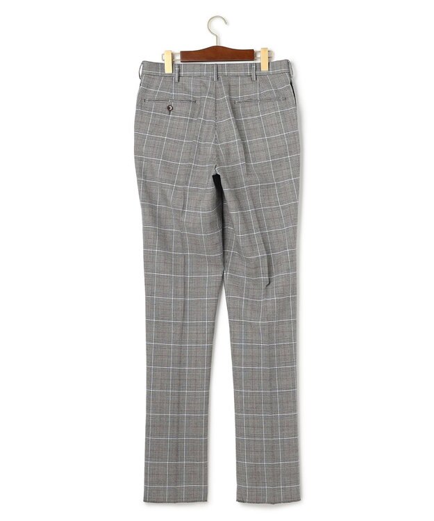 J.PRESS MEN 【ストレッチ / 洗える】トリートメントウールアメリカンチェック スラックス ブラック系4