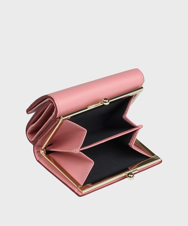 Paul Smith ミックスドゥードゥル ３つ折りがま口財布 ピンク