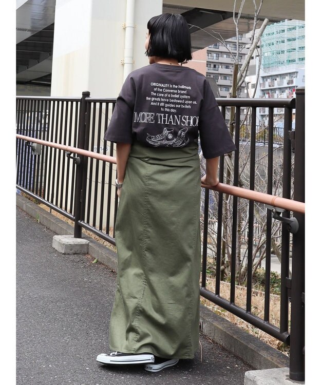 AMERICAN HOLIC ロゴカットプルオーバー／ＣＯＮＶＥＲＳＥ Charcoal Gray