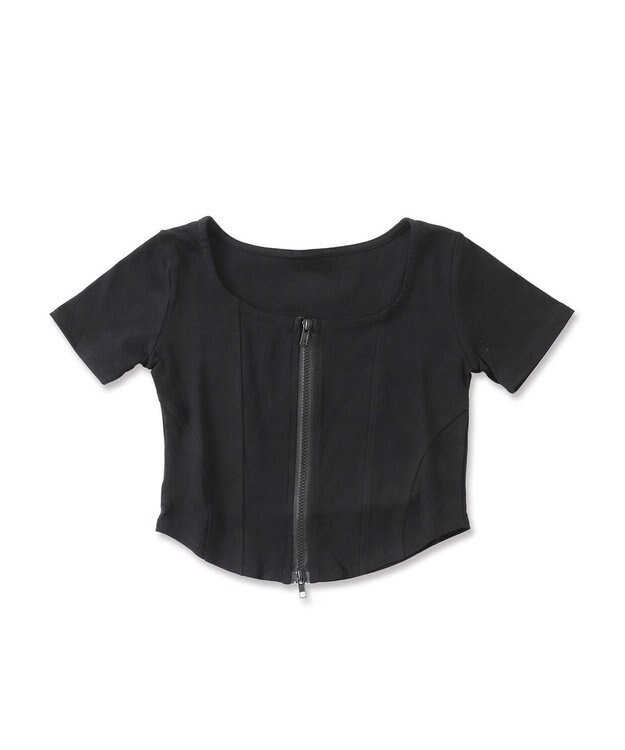 WEGO WジップカーブヘムT ブラック