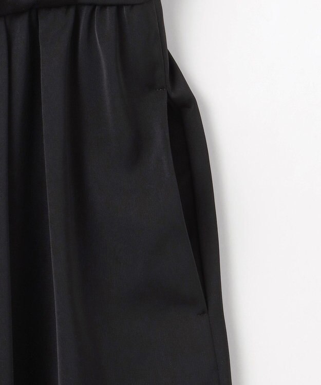 ANY SIS 【洗える】デザインタック コンビネゾン ブラック