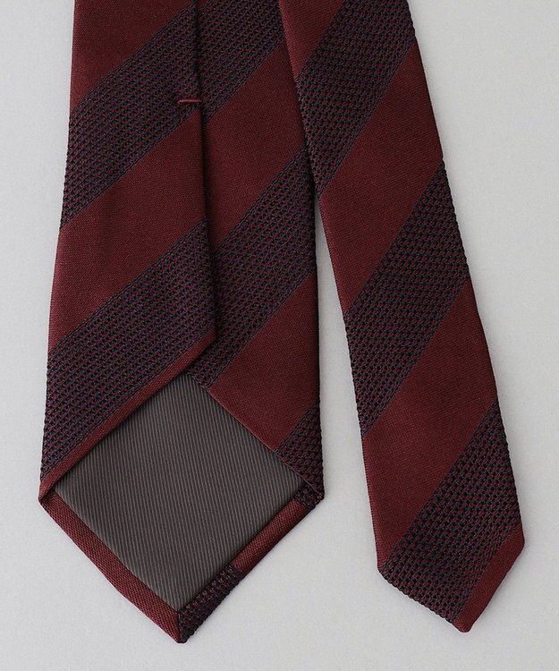 GOTAIRIKU 【Fermo Fossati】レジメンタル ネクタイ ワイン系1