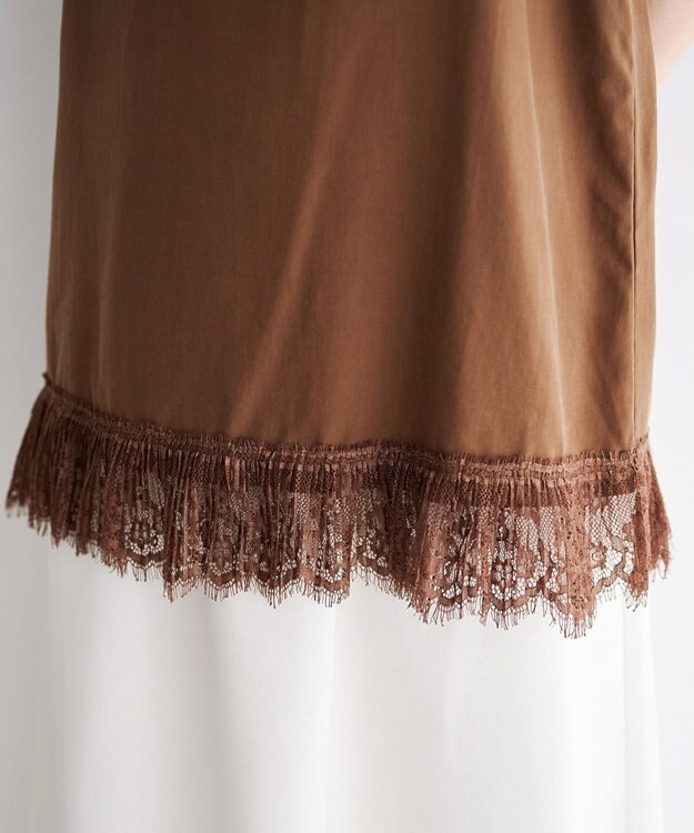 YECCA VECCA レースキャミソール Brown
