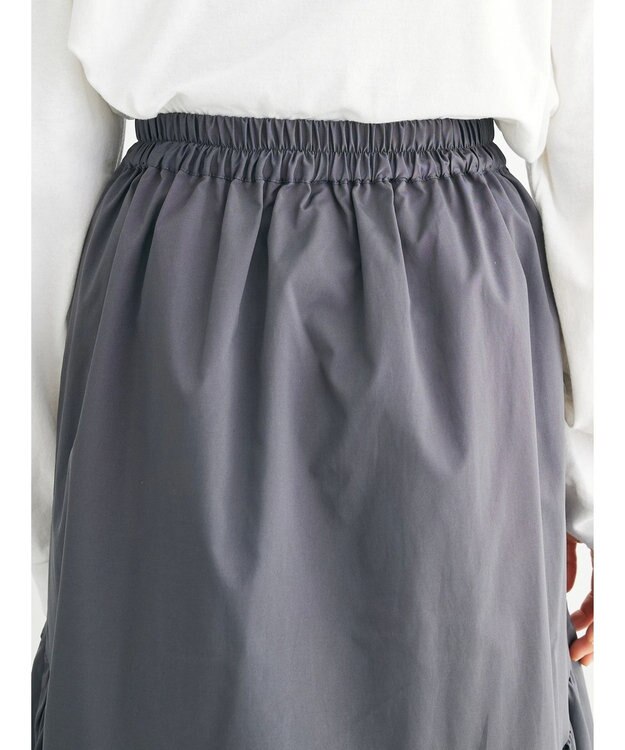 Green Parks ・ＥＬＥＮＣＡＲＥ　ＤＵＥ　ティアードバルーンスカート Charcoal Gray