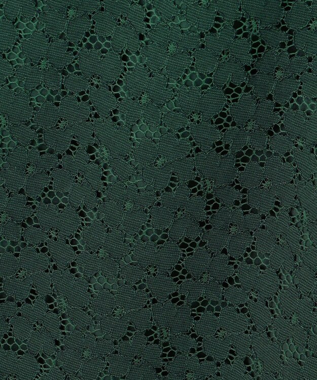 23区 【APPLAUDIR】オプティカルフラワーレース ドレス グリーン系