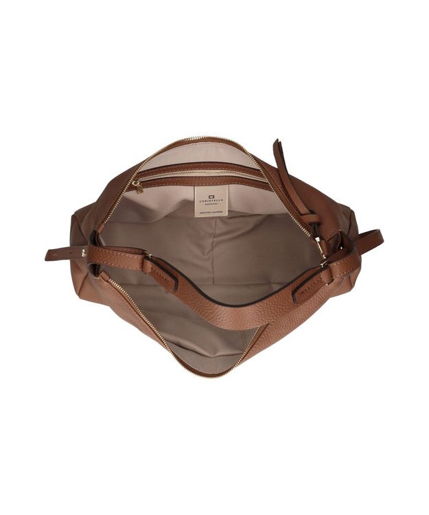 INTER-CHAUSSURES 【LORISTELLA】トライアングルショルダートート ブラウン