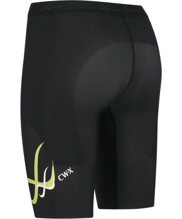 CW-X 【WOMEN】 CW-X 股関節サポート タイツ 【大谷翔平愛用モデル】 ハーフ ひざ上丈 5分丈 下半身の軸がブレにくい 骨盤サポート 球技・陸上 レディース HOY505 /ワコール ブラックスペシャル