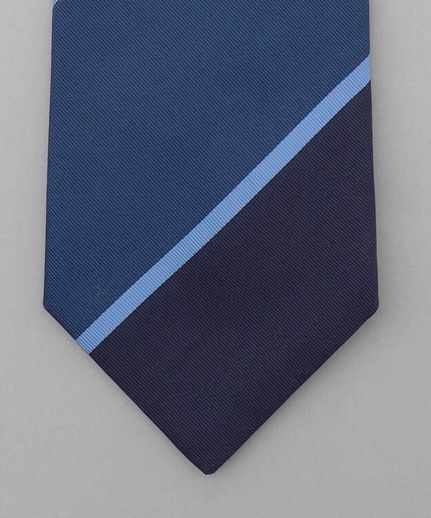 GOTAIRIKU GOTAIRIKU別注【MANTERO SETA/マンテロ・セタ】ネクタイ_紺レジメンタル ネイビー系1