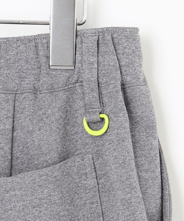 PW CIRCULUS 【MEN】【洗える/吸汗速乾/ストレッチ】ダンボール ロゴ ジャージー パンツ ライトグレー系