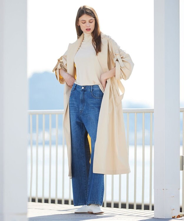 BEIGE， ORCHID / ロングコート Sand