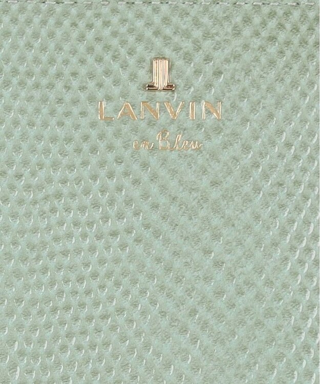 LANVIN en Bleu マゼンダ Lファスナー二つ折り財布 グリーン