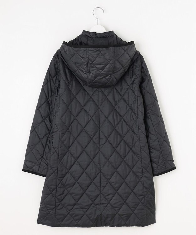 J.PRESS LADIES S 【WEB限定カラーあり・2way】コンパクトタフタキルティング  フーデッド コート 【WEB限定カラー】ネイビー系