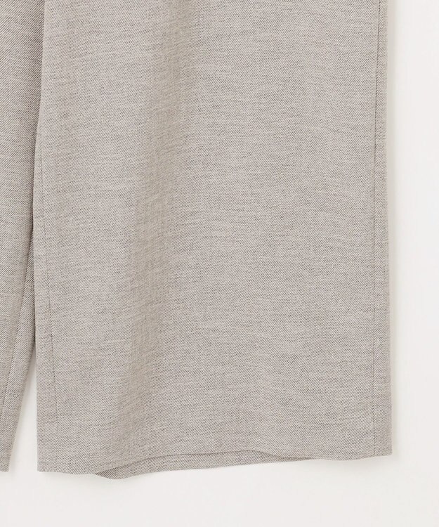 J.PRESS LADIES Shineシャンブレーツイル クロップド パンツ グレー系