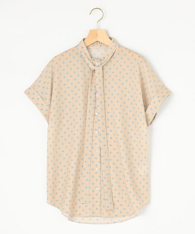 組曲 S 【セットアップ対応可】モノグラムプリント2WAYブラウス ベージュ系5